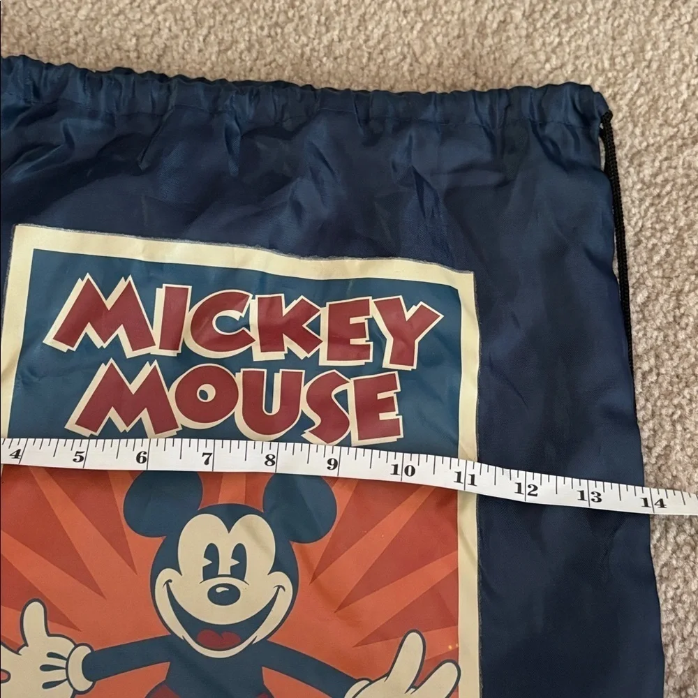 Disney Parks- Disneyland Mickey Mouse Navy and Royal Blue Drawstring Bag